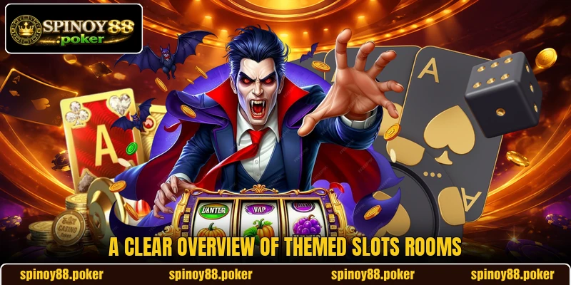 A clear overview of themed slots rooms A clear overview of themed slots rooms
