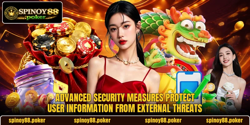 Advanced security measures protect user information from external threats