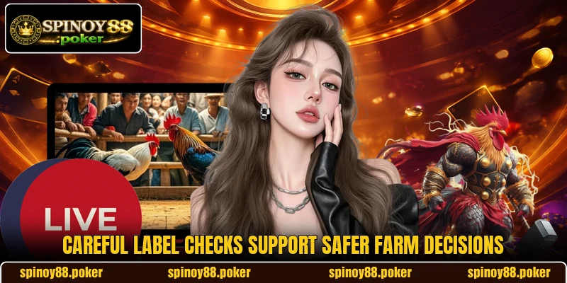 Careful label checks support safer farm decisions Careful label checks support safer farm decisions