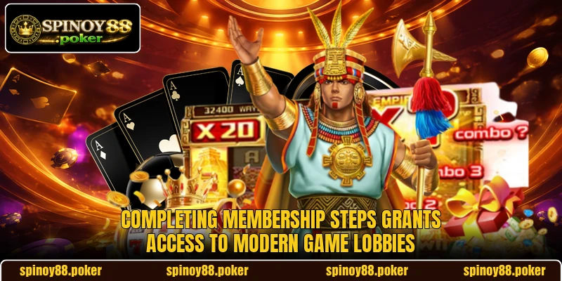 Completing membership steps grants access to modern game lobbies