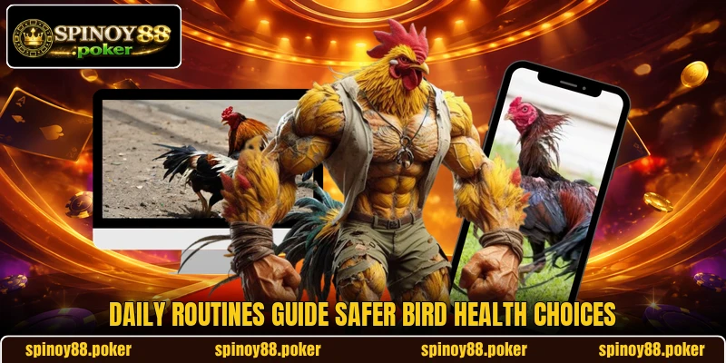Daily routines guide safer bird health choices Daily routines guide safer bird health choices