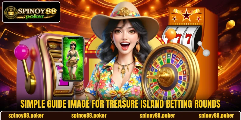 Simple guide image for Treasure Island betting rounds Simple guide image for Treasure Island betting rounds
